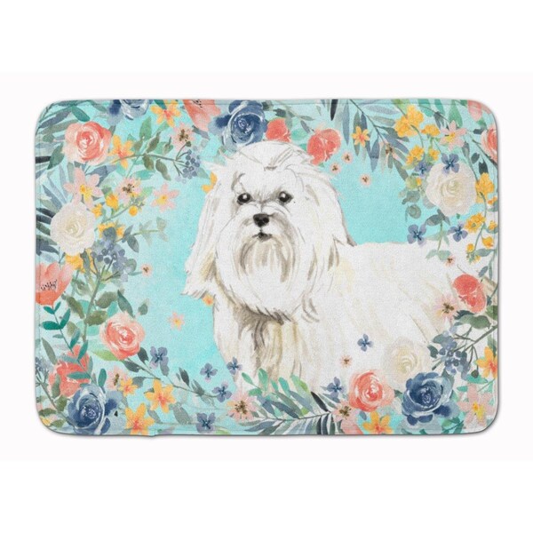 Carolines Treasures Maltese Machine Washable Memory Foam Mat CK3418RUG - main